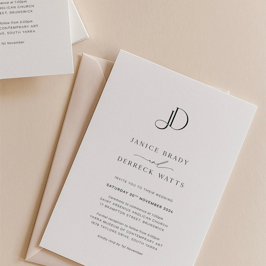 5 Ways To Use Your Wedding Monogram