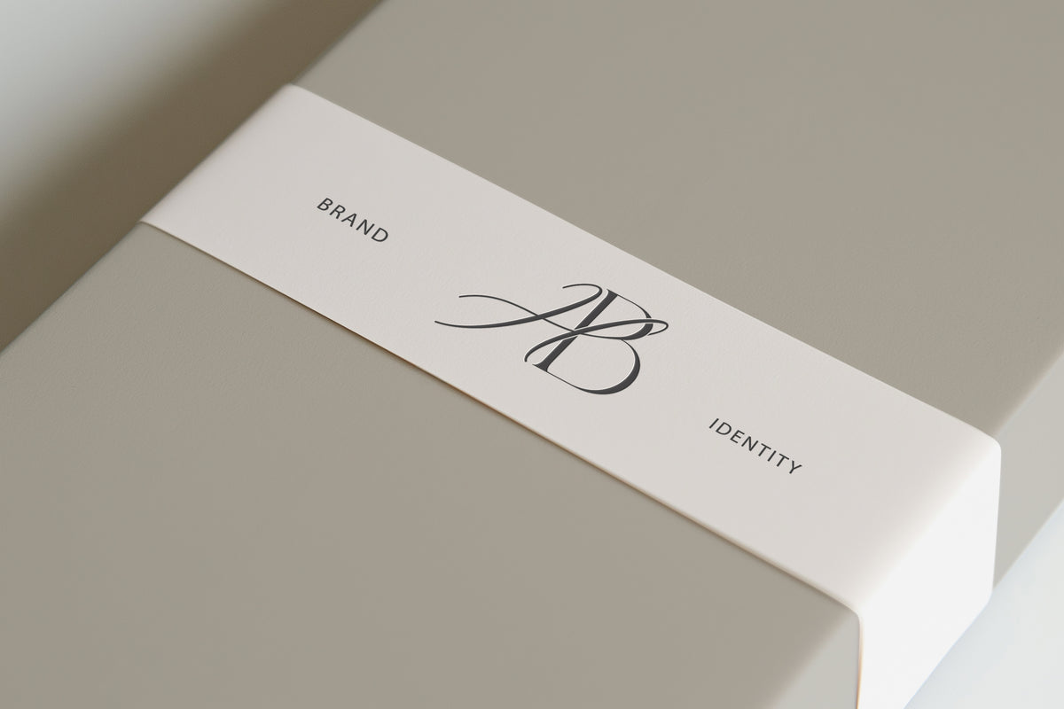 HB Reverie monogram on branded packaging