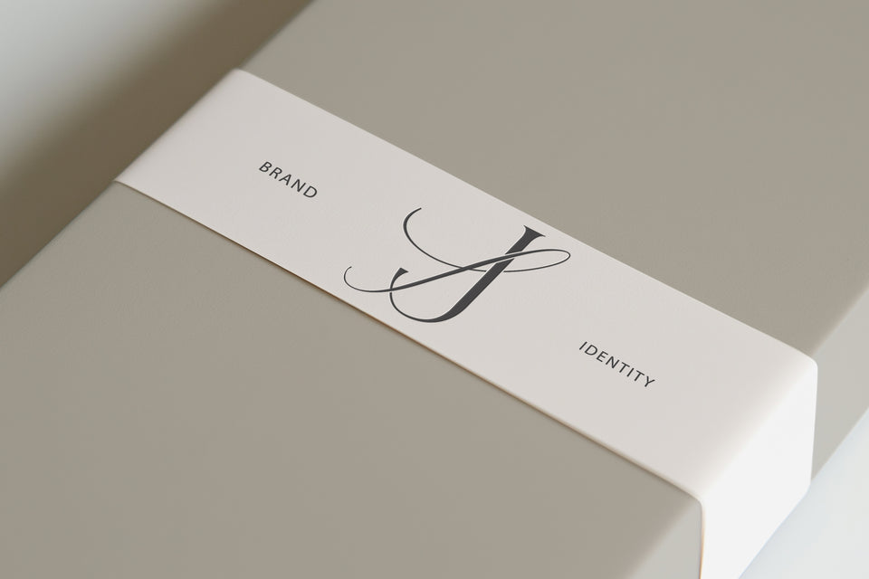 IJ Reverie monogram on branded packaging