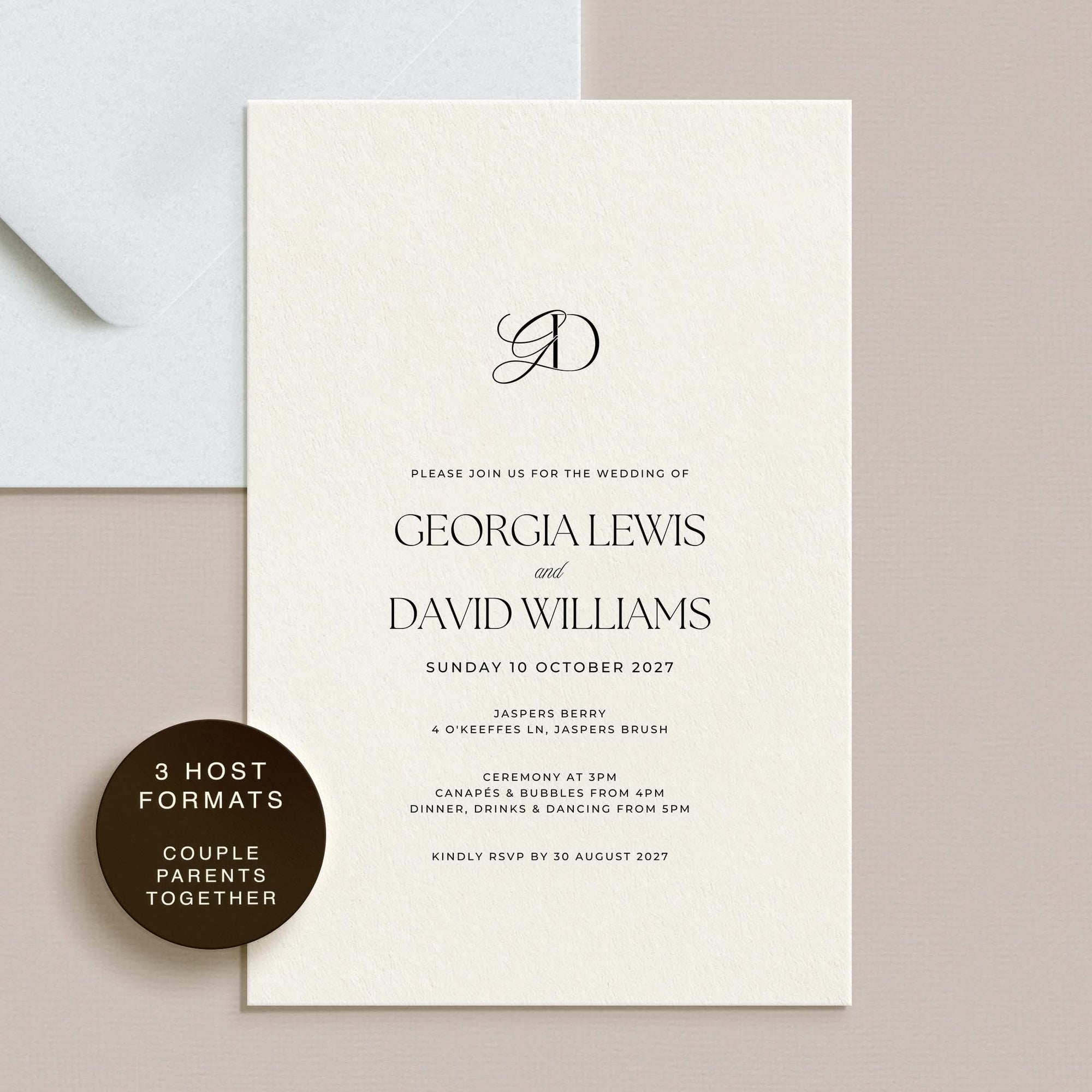 Matching Invitation Suite | Reverie