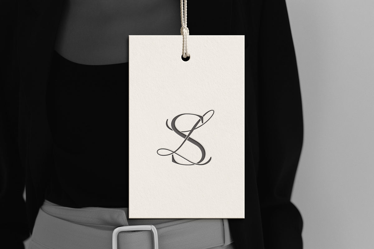LS Reverie monogram on debossed hang tag