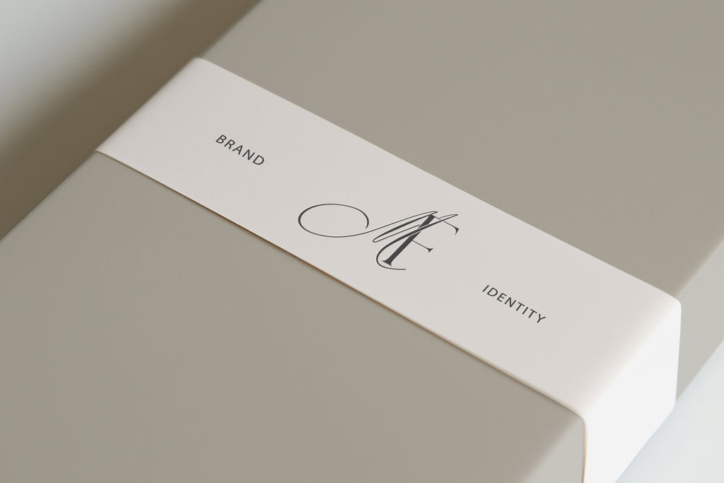 MF Reverie monogram on branded packaging