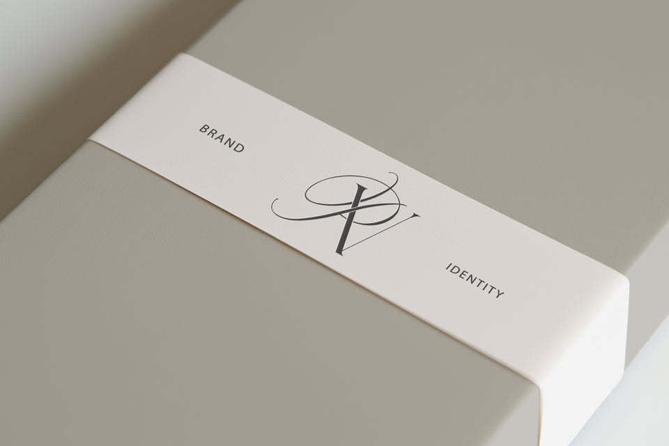 PV Reverie monogram on branded packaging
