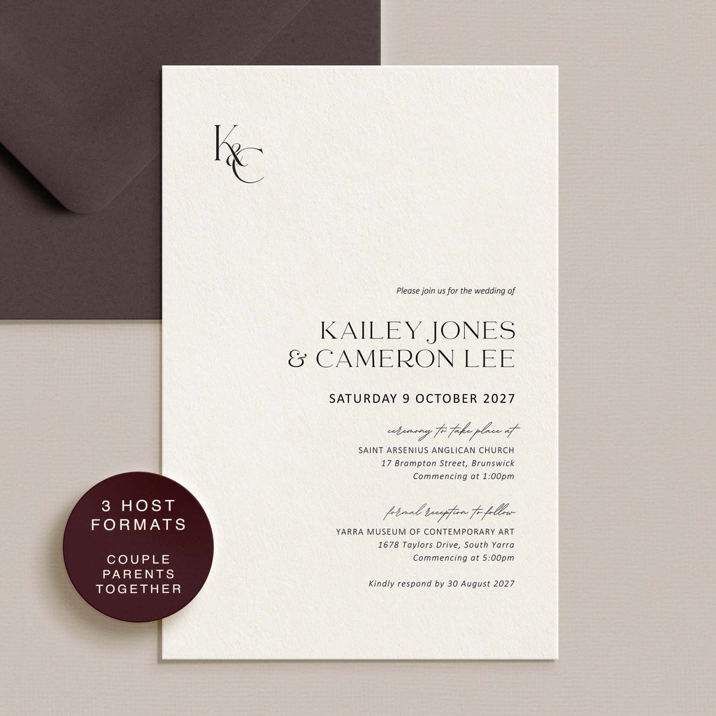 Matching Invitation Suite | Seraph
