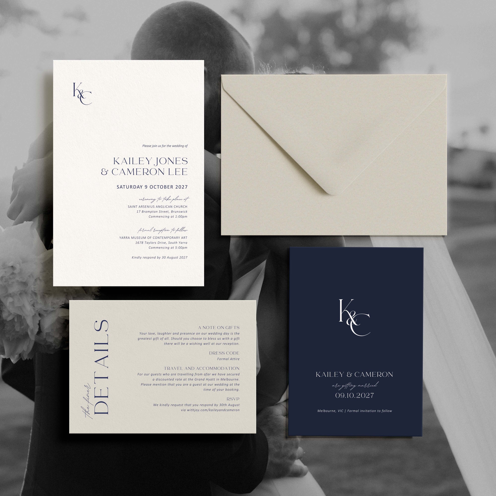 Matching Invitation Suite | Seraph