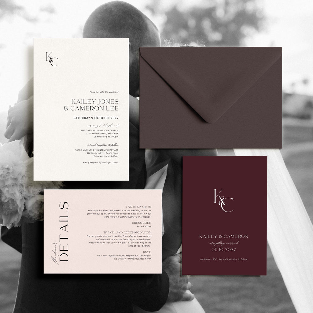 Matching Invitation Suite | Seraph