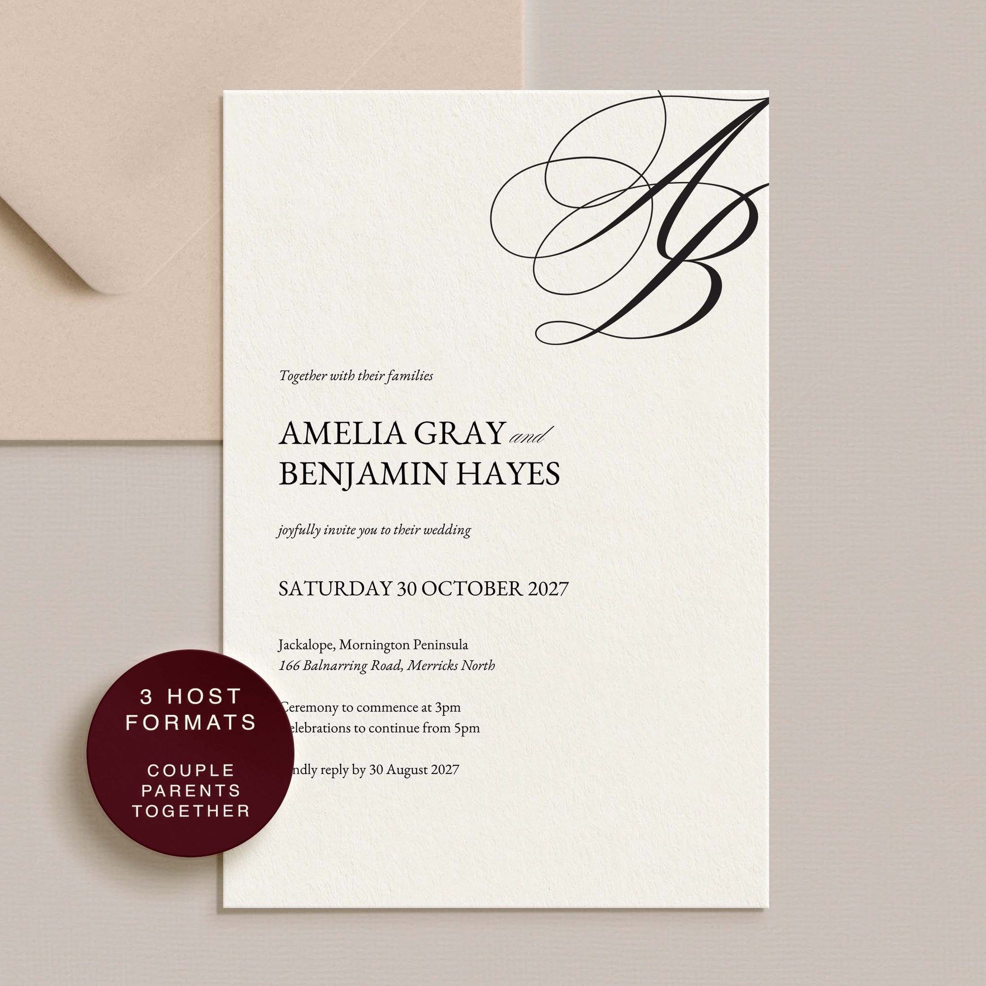 Matching Invitation Suite | Valencia