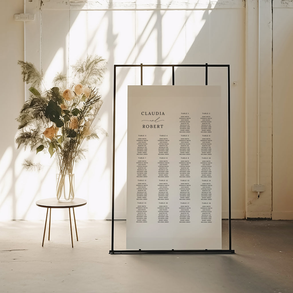 Wedding Seating Chart