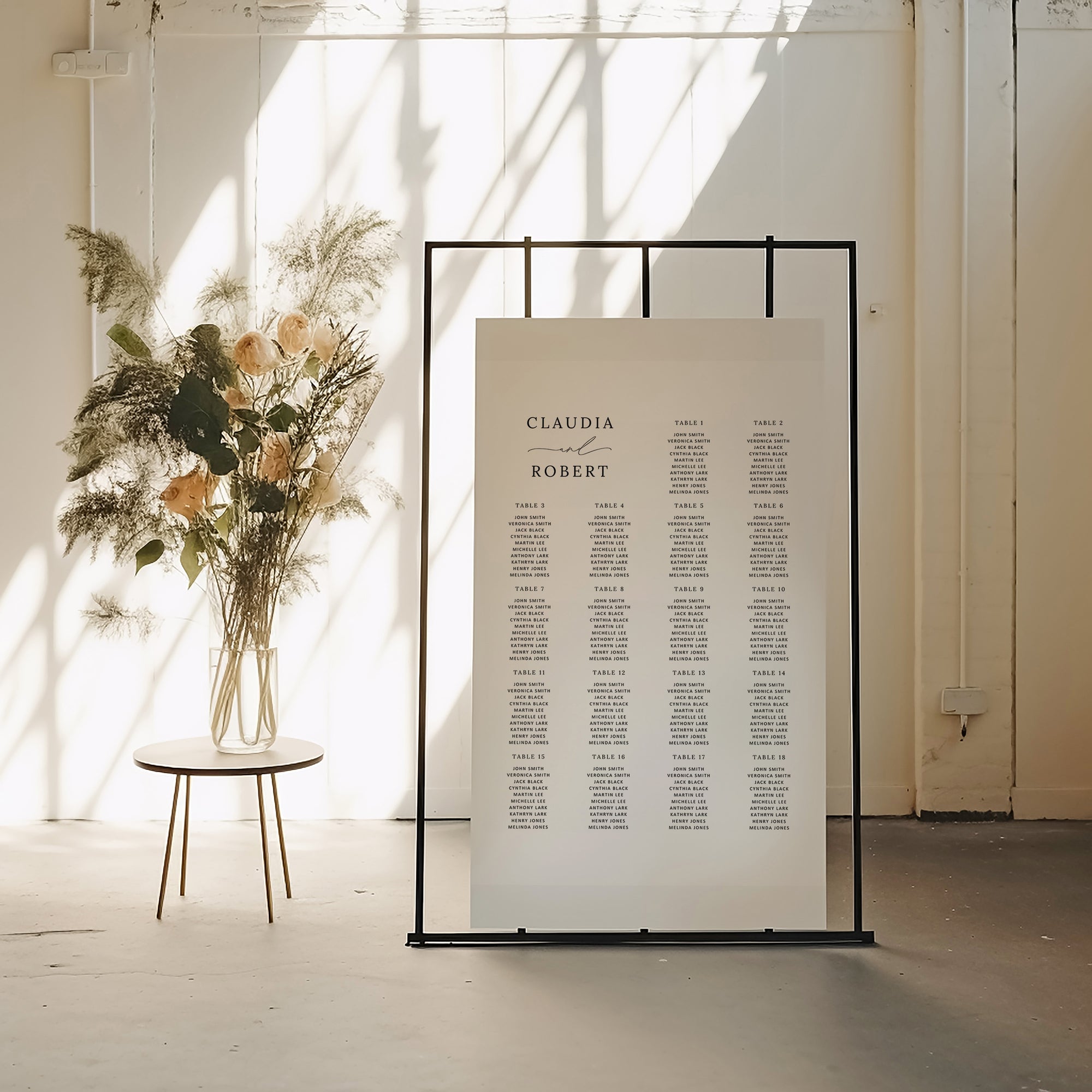 Wedding Seating Chart